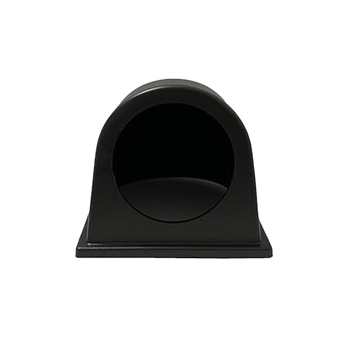 Black Universal 2" 52mm Single 1 Hole Dash Gauge Console Dashboard Pod Holder - size: 1 hole