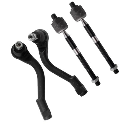 TRQ Front Inner and Outer Tie Rod Set 4 Piece - style: PSA29445