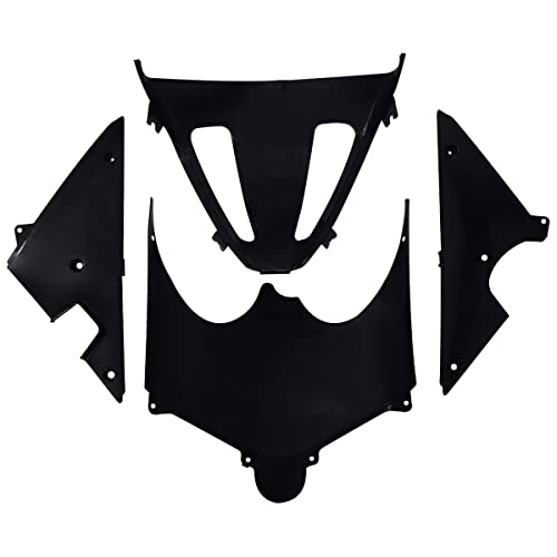 SLMOTO Unpainted INJECTION MOLDED ABS Fairing Kit Bodywork Fit for Suzuki GSXR600 GSXR750 2001 2002 2003 - color: Black