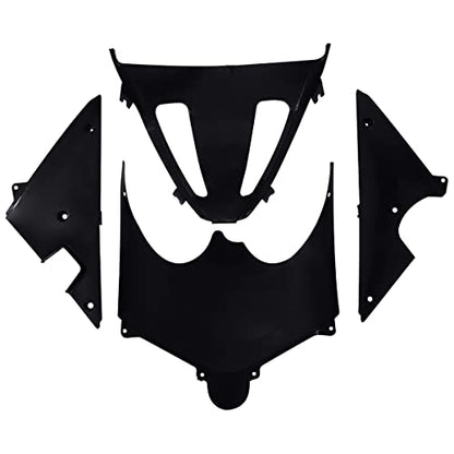 SLMOTO Unpainted INJECTION MOLDED ABS Fairing Kit Bodywork Fit for Suzuki GSXR600 GSXR750 2001 2002 2003 - color: Black