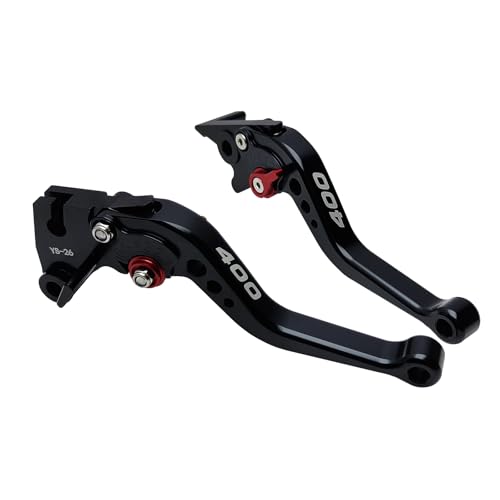 Adjustable Short Levers Replacement for Ninja 400 Z400 EX400 18-23 - color: Black