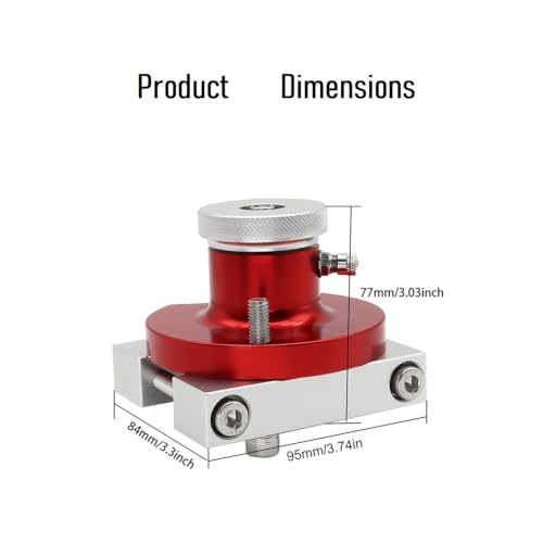 Tissting Motorcycle Nitrogen Charging Tool, Nitrogen Gas Charging Device - color: Red