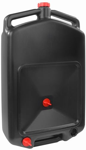 MaxWorks 50965 Low Profile 8.5 Quart (8 Liter) Oil Drain Container, fits Most ATV's Tractors, Lawn mowers, Motorcycles and Low Clearance Vehicles