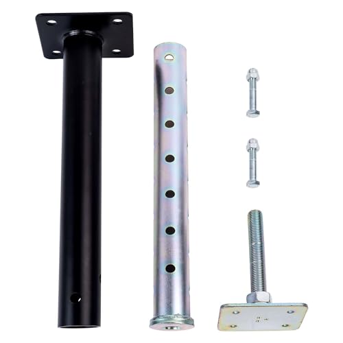2 Pack Basement Floor Jack 20" - 33" Adjustable Jack Adjustable Support Beam House Jack Post - Suitable for Cellar Ceilings, Underground Passage, basements, Underground bunkers