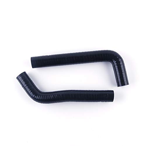 ATV Silicone Coolant Radiator Hose Kit Fits For Yamaha YFZ 450 yfz450 04-08 (Black) - color: Black