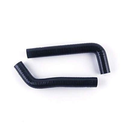 ATV Silicone Coolant Radiator Hose Kit Fits For Yamaha YFZ 450 yfz450 04-08 (Black) - color: Black