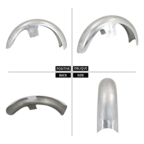 21 inch Front Fender Mudguards For 120 / R21 Tire Bagger Touring - size: For 21 inch 120 / R21 Wheel, style: Unpainted
