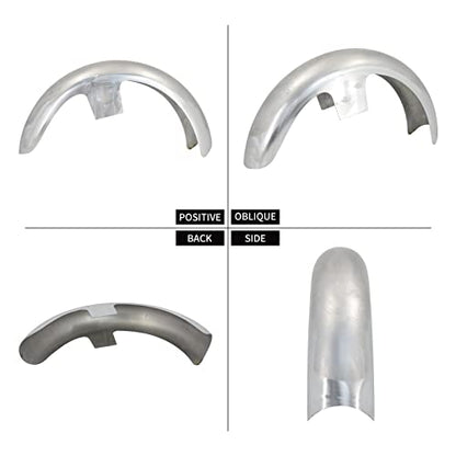 21 inch Front Fender Mudguards For 120 / R21 Tire Bagger Touring - size: For 21 inch 120 / R21 Wheel, style: Unpainted