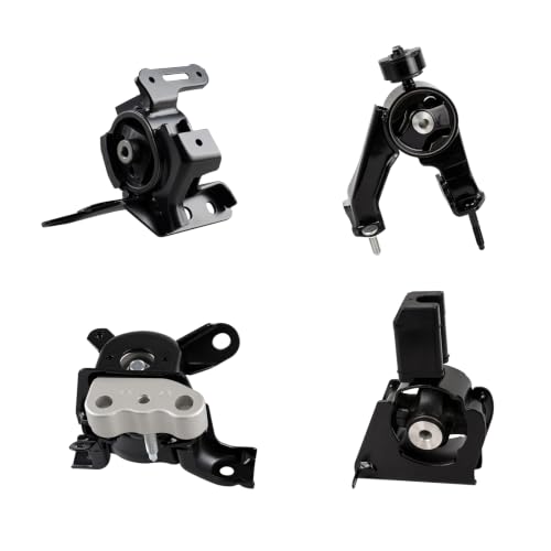 4PC Engine & Transmission Mount Kit for 2014-2019 Toyota Corolla 1.8L L4 - size: 2014-2019 Toyota Corolla 1.8L