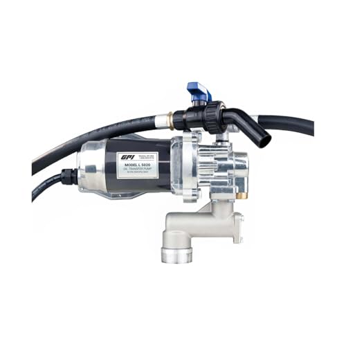 GPI - L5020 Heavy Duty Oil Transfer Pump, 20 QPM/5 GPM, 12 Volt (142100-04) - style: 5 GPM, 12 Volt