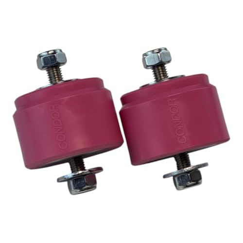 E30 M20 VIP Engine Mount Set | Compatible with BMW E30 | 70A Polyurethane OEM+ Street | Condor Speed Shop | Made in USA | 1984-1991 323 325e 325es 325i 325is - size: M20 | Standard, style: VIP | Poly | Street