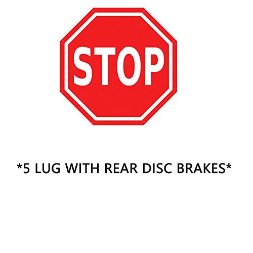 Detroit Axle - 5 Lugs Brake Kit for Chevrolet Malibu Cobalt HHR Pontiac G5 - size: 10PR1200662-DA/kit