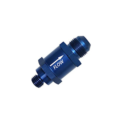 QFS Fuel Pump Outlet Check Valve Fitting, 6AN Inlet to -10AN Outlet, E85 Compatible, Compatible w/External Performance Pumps Including Bosch 044