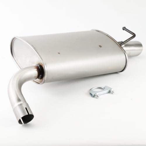 409 Stainless Steel Rear Right Passenger Side Exhaust Muffler E38H - size: For 11-15 EXPLORER Passenger Side