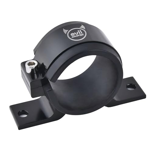 EVIL ENERGY 50mm Fuel Filter Mounting Bracket, Fuel Pump Clamp Holder Black - color: Black, size: 50mm
