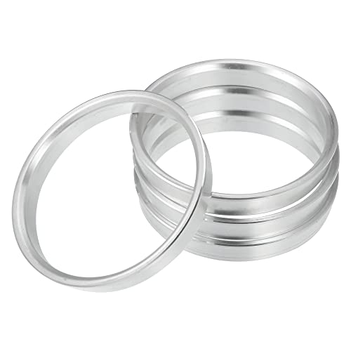 X AUTOHAUX 4pcs OD 70.6mm to ID 65.1mm Aluminium Alloy Car Hub Centric Rings Wheel Bore - size: 65.1mm