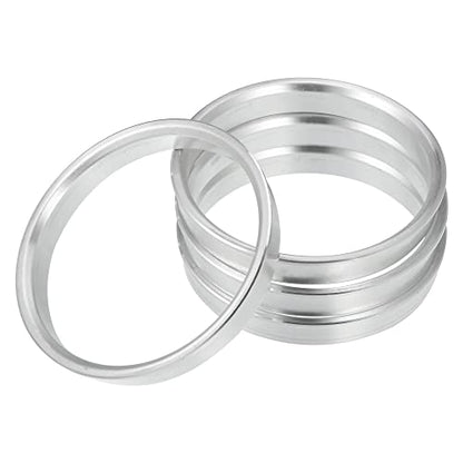X AUTOHAUX 4pcs OD 70.6mm to ID 65.1mm Aluminium Alloy Car Hub Centric Rings Wheel Bore - size: 65.1mm