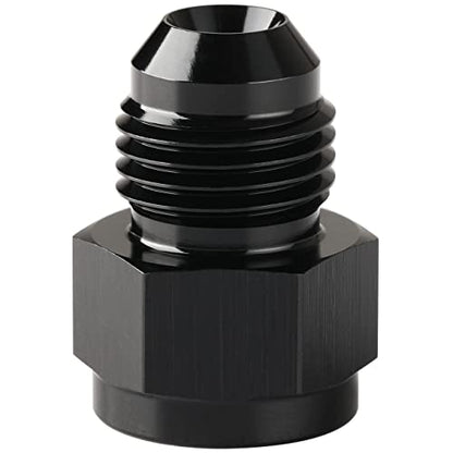4AN Female to 6AN Male Flare Expander Fitting Adapter Aluminum Black - color: Black, size: 4AN Female to 6AN Male