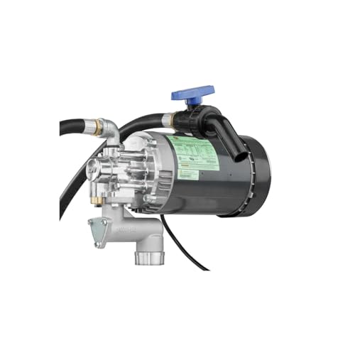 GPI - L5132 Heavy Duty Oil Transfer Pump for High Viscosity Fluids, 32 QPM/8 GPM, 115/230 Volt AC (142100-02) - style: 8 GPM, 115 Volt/230 AC