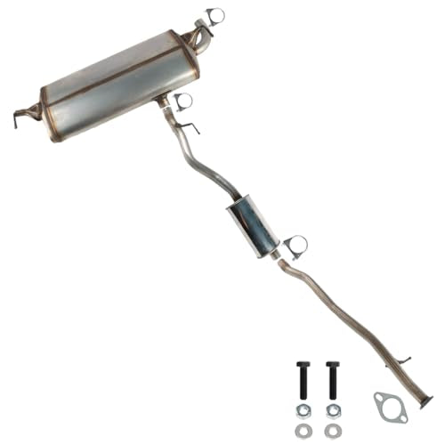 Exhaust Pipe Resonator Muffler Set Fit for Nissan Rogue 2.5L 2008-2013