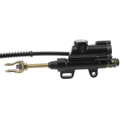 Rear Brake Master Cylinder Caliper Assembly and Brake Pad Compatible with 50cc 70cc 90cc 110cc 125cc Chinese TaoTao 110cc 125D 3050HD ATV 3050C SunL ATV Kids 4 Wheeler