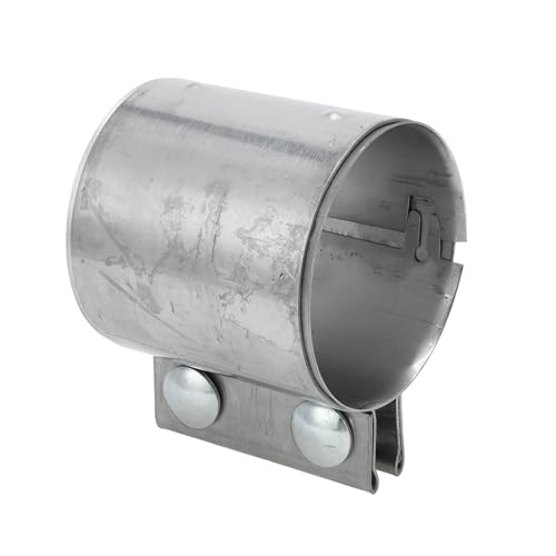 Exhaust Pipe Clamp/Exhaust Muffler Tube Joint for Car Truck/Durable Stainless Steel 3.15" 87mm / 1 Pc Silver Tone - size: 3.15''