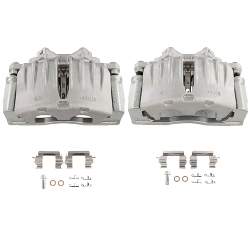 SCITOO 18B4798 18B4799 Front Left & Right Brake Calipers w/Bracket - size: Front[18B4798 & 18B4799]