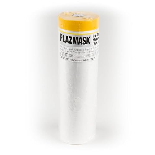 Pre-Taped Masking Film 12-Feet X 65-Feet, 1 roll - size: 12-Feet X 65-Feet, style: 1 Roll