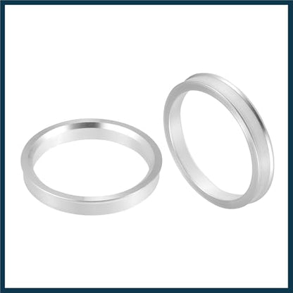 2pcs OD 70.6mm to ID 60.1mm Aluminium Alloy Car Hub Centric Rings Wheel Bore Center Spacer Automotive Parts