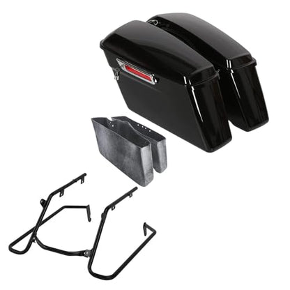 TCT-MOTORPARTS Hard Saddlebag Saddle bag Conversion Bracket Hardware Fit for Harley 2018-2025 Softail Fat Boy Breakout - color: Fit for Fat Boy 18-25 #1