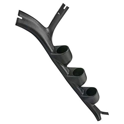 GlowShift Black Triple Pillar Gauge Pod Fits Chevrolet C10 1973-1987