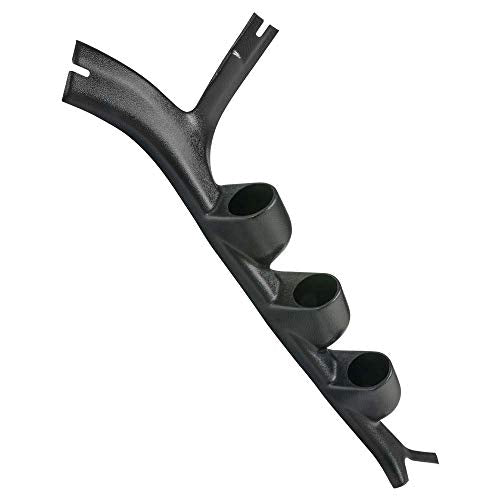 GlowShift Black Triple Pillar Gauge Pod Fits Chevrolet C10 1973-1987