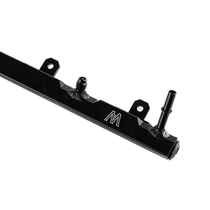 1997-2001 Jeep 4.0 Wrangler TJ Cherokee XJ Aluminum Fuel Rail #5014496AC - size: Black