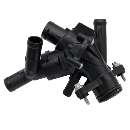 NOVAPARTS 2702002200 Thermostat Housing Water Outlet for Mercedes CLA250 GLA250 CLA45 AMG GLA45 AMG 2014-2020 2.0L 2702000415 2702000615 - size: 2702002200