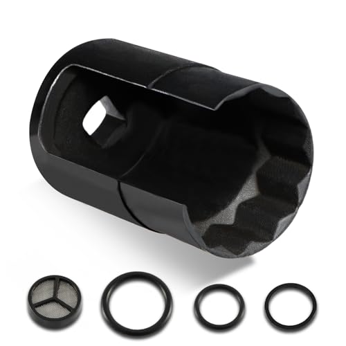 6.0 IPR Valve Socket with Seal kit Injector Pressure Regulator Valve Removal Tool 3/8" Drive Compatible with Ford 6.0L Vehicles F-250 F-350 F-450 E-350 E-450 Super Duty Excursion Replace# 3C3Z9H529A