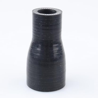AC PERFORMANCE ID 1.25" to 3/4" Straight Silicone Hose Reducer Black - color: Black, size: ID 1.25" to 3/4" (32mm to 19mm)