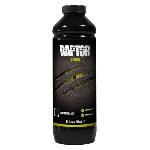 U-POL Raptor Black Urethane Spray-On Truck Bed Liner Kit, 6 Litres
