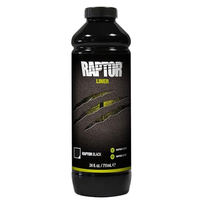 U-POL Raptor Black Urethane Spray-On Truck Bed Liner Kit, 6 Litres