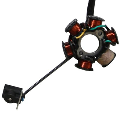 Complete GY6 Wiring Harness & Stator Kit | Full Electrical System for 125cc 150cc Scooters, ATVs & Go Karts | 6-Coil Magneto, CDI, Solenoid & Switches