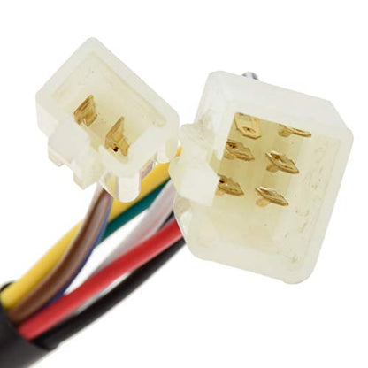 HIAORS Left Starter Kill Light Switch Male Plug Compatible with TaoTao Coolster ATV 125cc 110cc 90cc 70cc 50cc RoKeta Sunl Kazuma Chinese 4-Stroke Engine Quad 4 Wheelers Parts 8 Wires 3 Functions