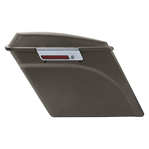 Green-L ABS 5" Stretched Saddlebag Fit for Harley Touring 1993-2013 - color: Pewter 2#