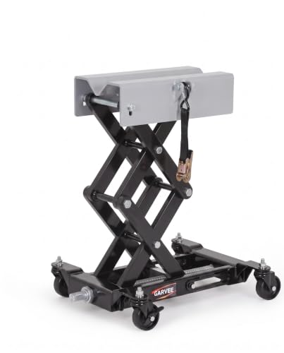 450 LBS Low Profile Transmission Jack, Heavy Duty Auto Repair Lifting Jack - color: Black & White