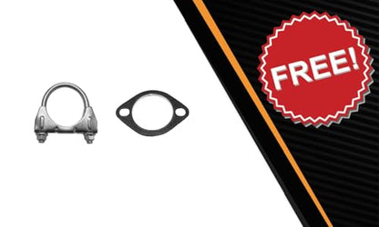 Exhaust Rear Catalytic Compatible for 2009-2012 Chevy Malibu 3.6L | EPA-Approved | Stainless Steel | Northeastern Exhaust | Free Gasket and Clamp Included | - color: Rear Catalytic