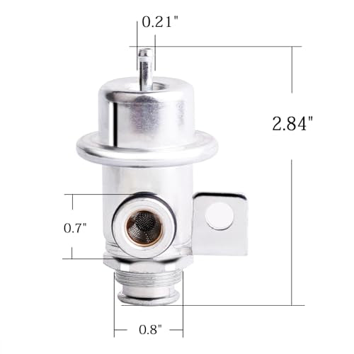 Fuel Pressure Regulator for 1994-2005 Chevy Impala Malibu Trailblazer Monte Carlo Venture Camaro 3.1L 3.4L 4.2L 5.7L,GMC Envoy Century Grand AM Prix Oldsmobile. 17120665 17120440 17113622 88894176