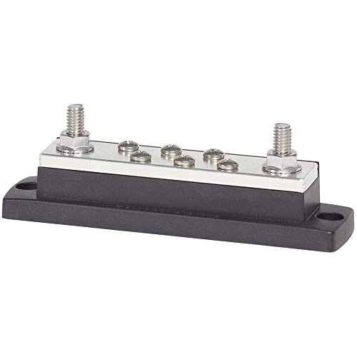 Blue Sea Systems 2128 250 Amp MaxiBus BusBar with 6 screws - style: 250A - 6 Screw, no Cover