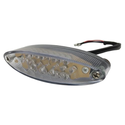 Universal 12V 28LEDs Motorcycle Brake Warning Tail Light - color: Clear