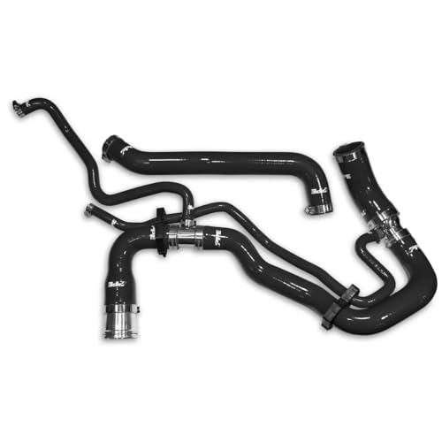 2011-2016 GM 6.6L Duramax Performance Silicone Upper and Lower Coolant Hose Kit Black