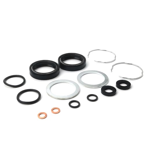 41mm Fork Seal Kit & Rebuild Replacement Kit for Harley Davidson 1984-2017,OEM Equivalent JGI-45849-84