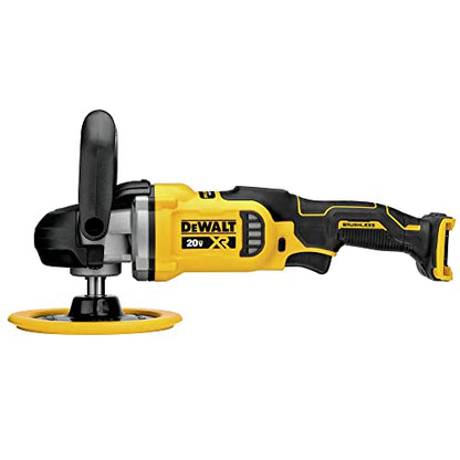 DEWALT 20V MAX* XR Cordless Polisher, Rotary, Variable Speed, 7-Inch, 180 mm, Tool Only (DCM849B)