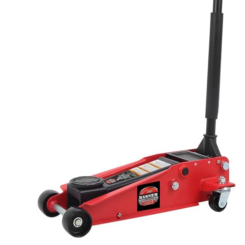 Blackhawk Banner 3 Ton Floor Jack - Service Jack Car Lift Heavy Duty Hydraulic Jack for Car Truck Jeep